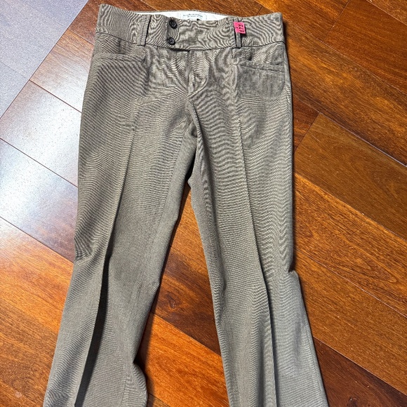 Banana Republc The Sloan Fit Brown Tweed Dress Pant with Stretch - Sz 6 - Picture 1 of 3